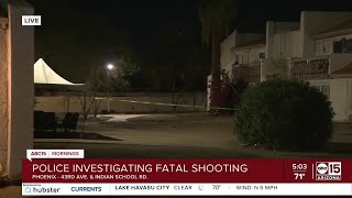 Deadly shooting under investigation near 43rd Avenue and Indian School Road