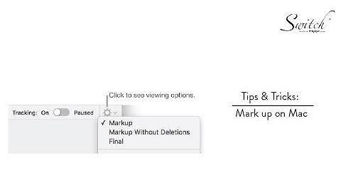 Tips & Tricks: Mark up for Mac