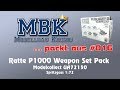 MBK packt aus #016 - 1:72 Ratte P1000 Weapon Set Pack