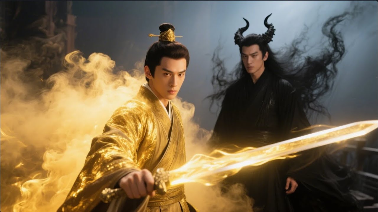 เมื่อเห็นเพื่อนของตนกำลังจะถูกฆ่า เด็กน้อยก็ระเบิดพลังศักดิ์สิทธิ์ออกมาและสังหารปีศาจ