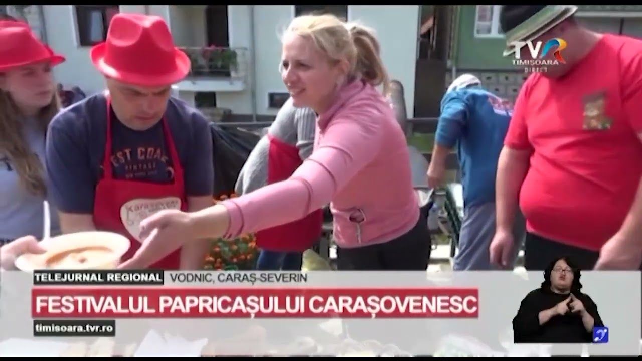 Festivalul Papricașului Carașovenesc la Vodnic #StiriRegionale