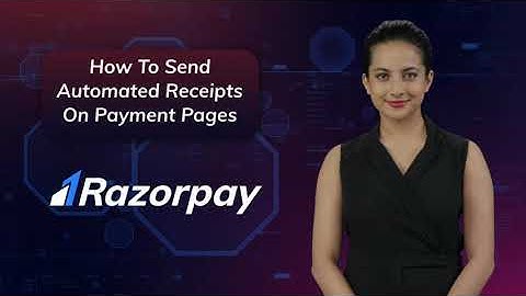 Send Automated Receipts on Payment Pages