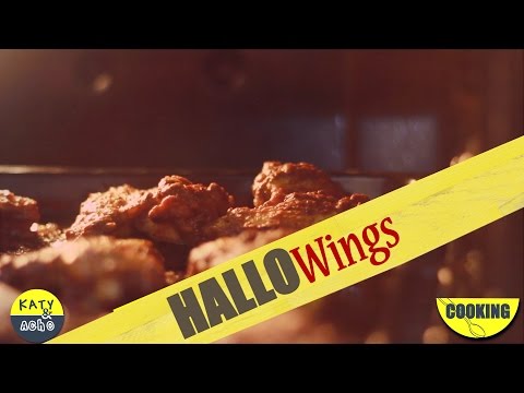 Katy \u0026 Acho Cooking - HalloWings