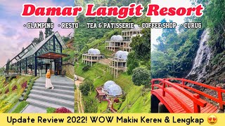 DAMAR LANGIT RESORT || Review Lengkap‼️Ada Glamping, Resto, Tea & Patisserie, Coffe Shop dan Curug