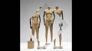 Kraft Paper Full Body Muscle Male Mannequin – Modern Athletic Display #fashion  #mannequin  #ootd