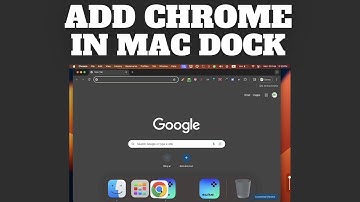 How to Add Google Chrome to Dock on Mac