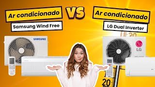 Samsung Wind Free vs  LG Dual Inverter Qual Ar Condicionado é o Melhor 🔥❄️
