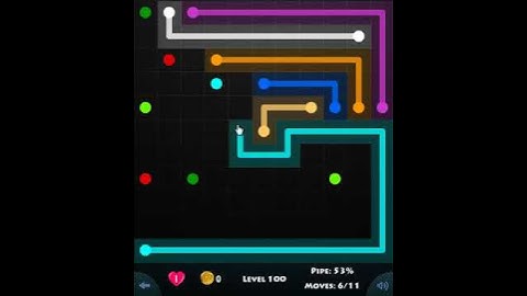 flow game facebook - 11 x 11 mania level 100 Connect the dots