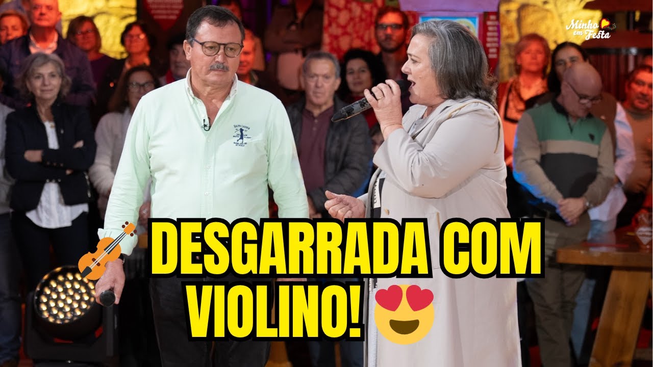 😍 Desgarrada ÚNICA! Violino, Boa Disposição e Dois Grandes Talentos! 🎶
