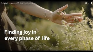 Finding joy in every phase of life - Mayo Clinic Health System