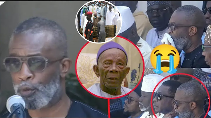 "Depuis 10ans sama papa migui"Bouba Ndour fait craquer Youssou lors de la levée du corps de son père