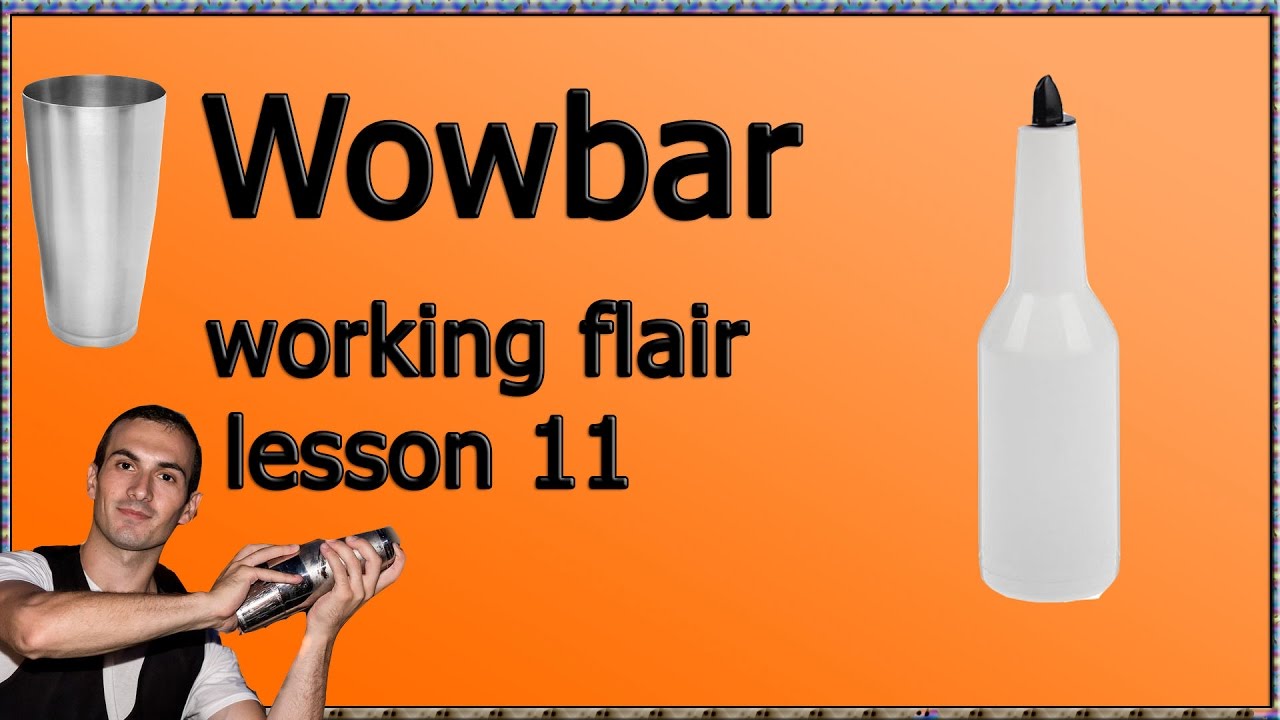 Working flair - lesson 11" Jigger and bar spoon "