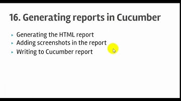Lecture 16 : Custom HTML report and screenshots in Cucumber and Selenium in Java