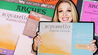 My 5 Favorite Watercolor Papers and Surfaces!