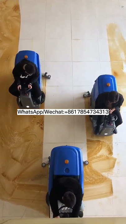 Driving type tile cleaning machine, shopping mall floor scrubbing machine
