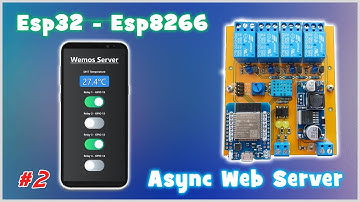 Proyecto IoT - Esp32 - Esp8266 - Servidor Web Asíncrono - Parte 2