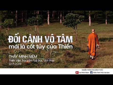 Video Thầy Minh Niệm | ĐỐI CẢNH VÔ TÂM mới là cốt tủy của... - youtube
