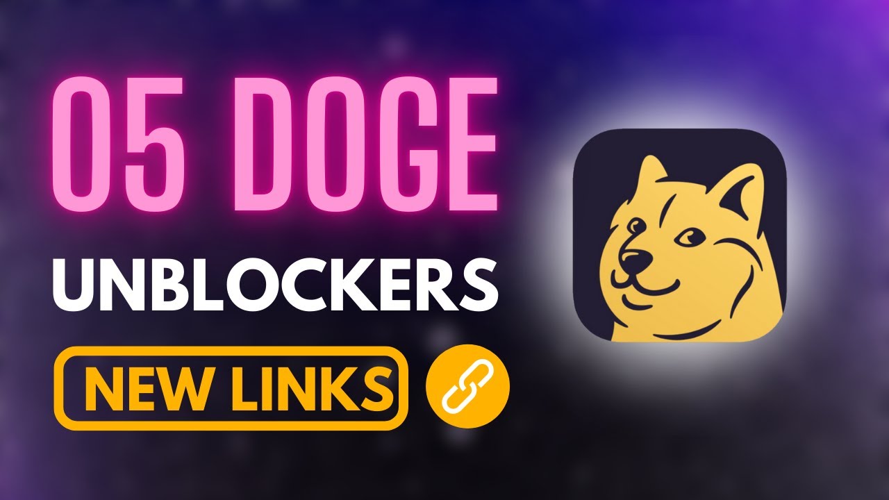 5 New Doge UNBLOCKER Links Unblocked Websites for School 2024 YouTube
