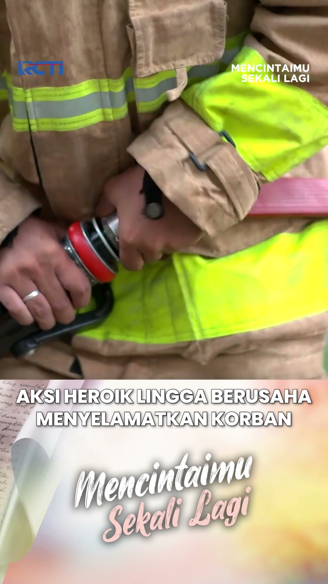 Aksi Heroik Lingga Menolong Korban Yang Terjebak #ngeshortsbareng #mencintaimusekalilagi #shorts