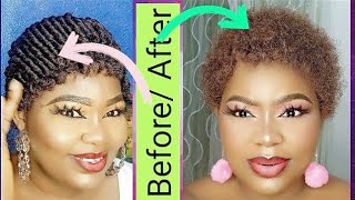HOW TO CHANGE YOUR MULTI STRAW CURL WIG FROM EXPRESSION. YES! I CHANGED THE GAME!
