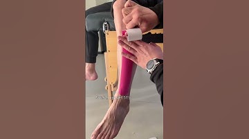 Use kinesiology tape to help relieve pain associated with shin splints#kinesiologytape