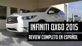 Infiniti QX60 2015: Review en español