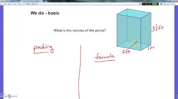6G Lesson #10 - finding volume of rectangular prisms with fractional side lengths