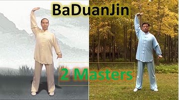 TaiJi Health QiGong Ba Duan Jin (8 Brocades Qigong Practice) - 2 great masters: Tai Chi, Chi Kung