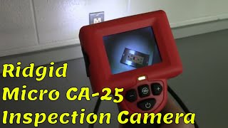 Ridgid Micro CA-25 Inspection Camera Initial Review by @GettinJunkDone