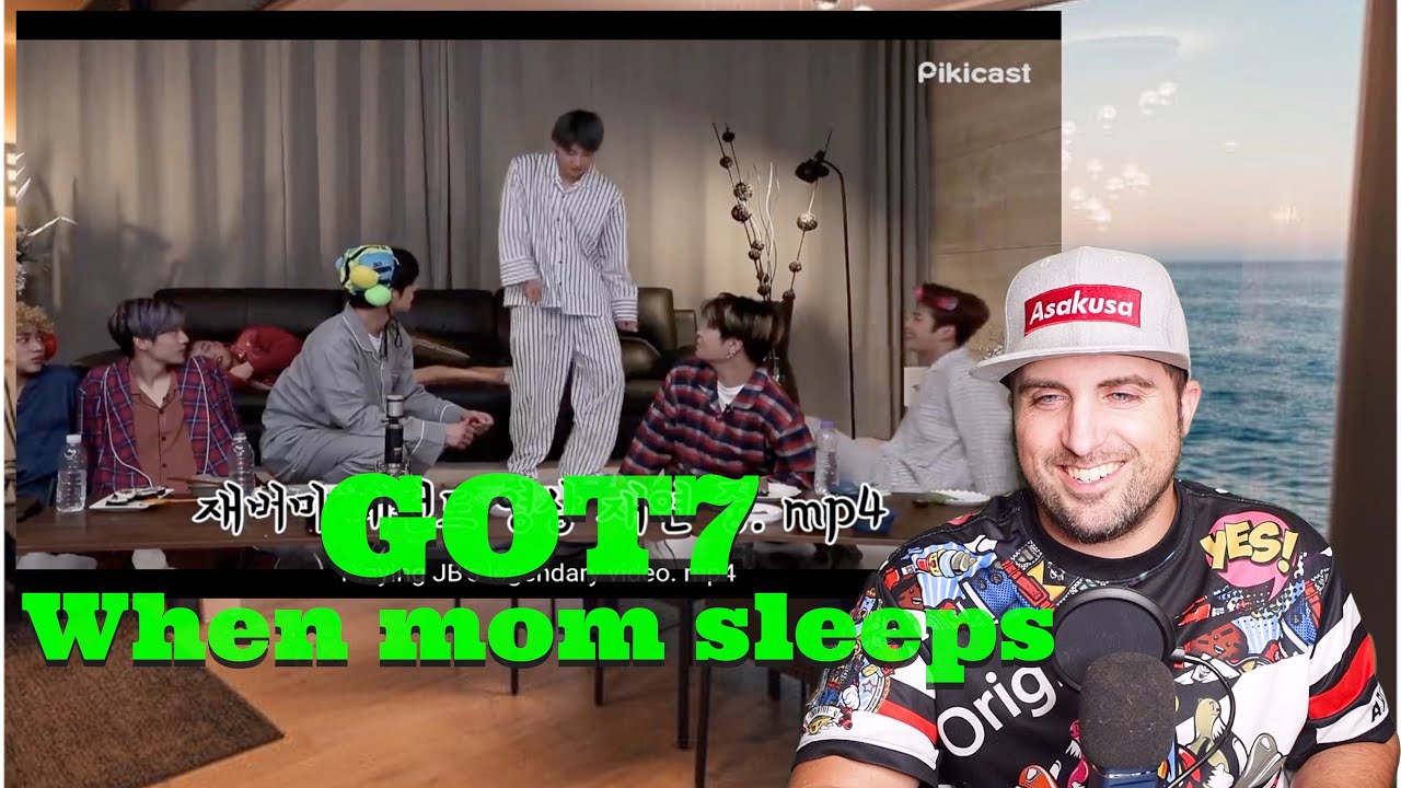 [After mom is asleep] Making kimbap with GOT7 (GOT7 ENG sub) Reaction