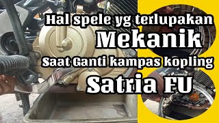 ganti kampas kopling satria fu