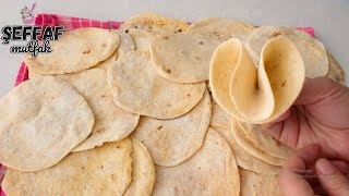 It is So Easy! This Tortilla Lavash Bread can be Filo Pastry, Bread, Savoury Pastry and More!