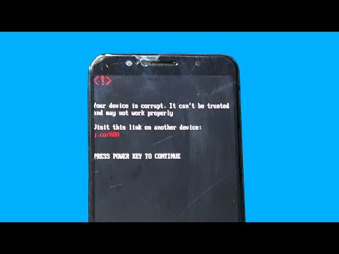 Asus max pro m1 your device is corrupted / asus your device is corrupted and cannot be trusted