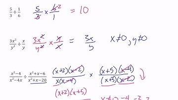 5.2 Multiplying and Dividing Rationals
