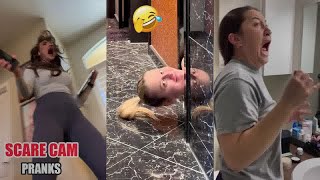 👻👻 BEST SCARECAM Priceless Reactions 2024 #02 |🤣🤣 Funny Videos TikTok | Scare Cam Pranks