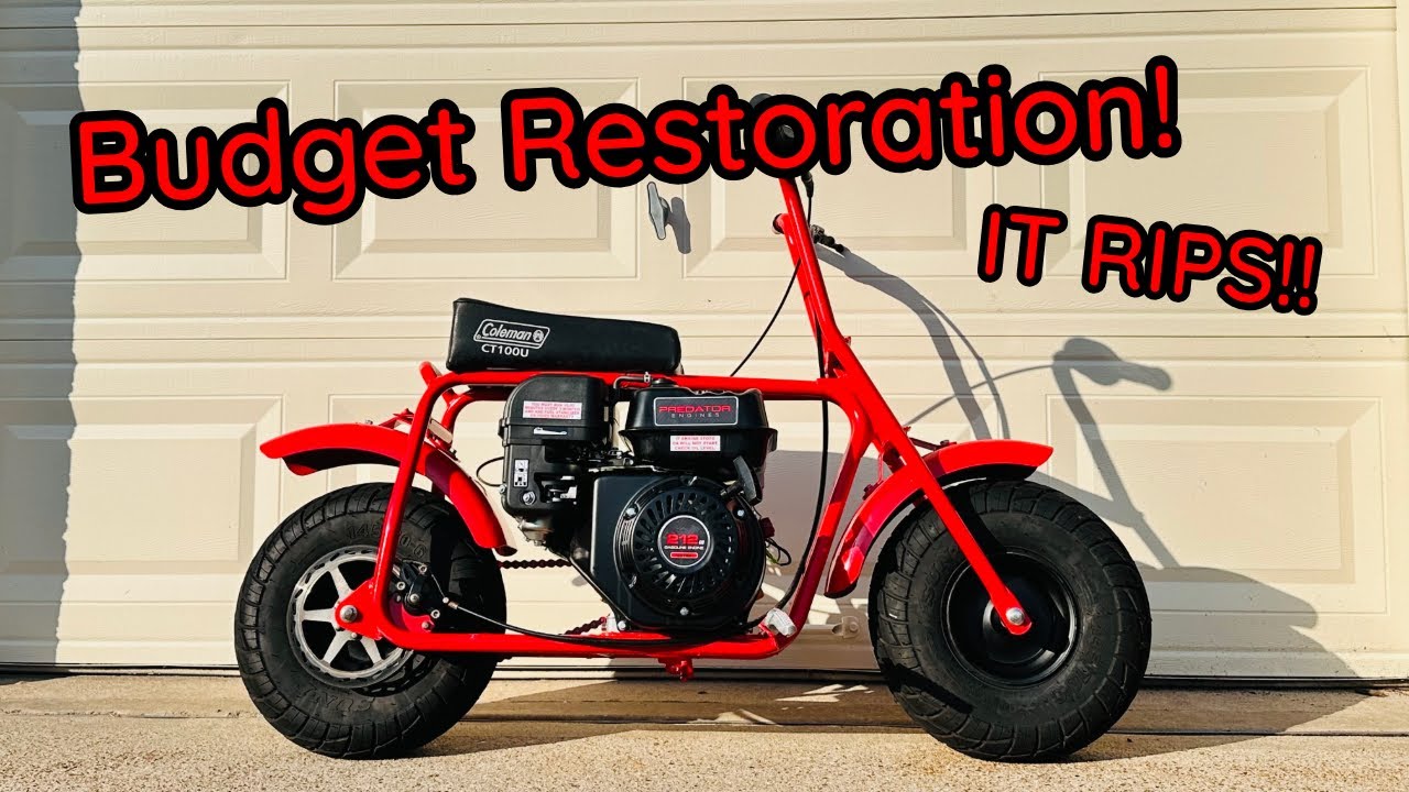 coleman ct100u-b mini bike Coleman CT100U BUDGET BUILD