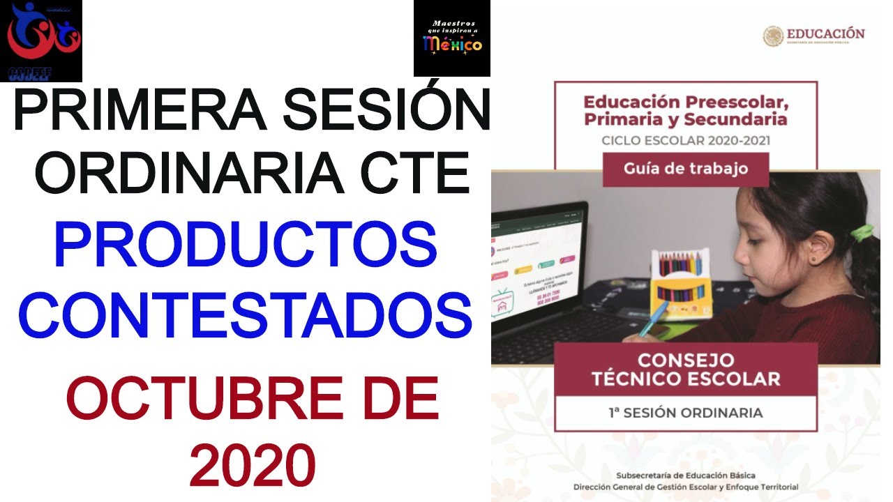 Productos contestados | PRIMERA SESIÓN ORDINARIA CTE | Ciclo Escolar