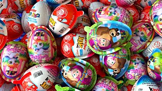ASMR Yummy Kinder Joy Surprise Eggs Opening, 200 Kinder Surprise Eggs, АСМР расспаковка киндеров