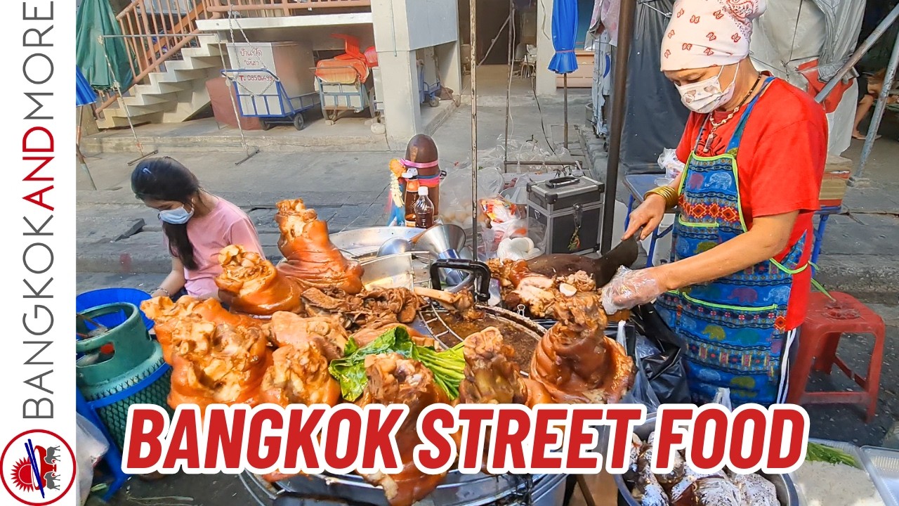 Bangkok Street Food Markets 🇹🇭 | Saturday Market Tour – Din Daeng & Chom Thong