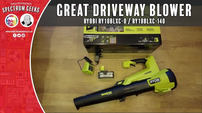 SOUFFLEUR TURBO JET WHISPER BRUSHLESS 18V ONE+HP™ RY18BLXC-140 RYOBI® -  L'avis de Mickael 