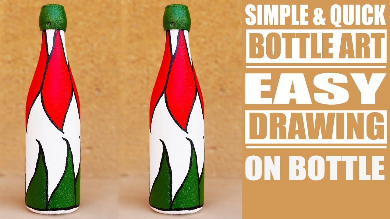 വെറും 3 Colour ഉപയോഗിച്ച് കിടിലൻ Bottle Art ...