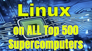 Linux running on Top 500 Super Computers Today - Animated Graph June 1994 - November 2019