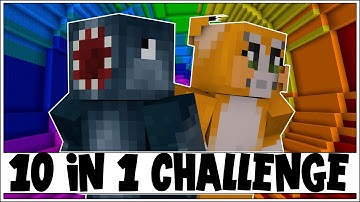 10 IN 1 CHALLENGE! - THE DROPPER! [3] - Minecraft Custom Map W/Stampy!