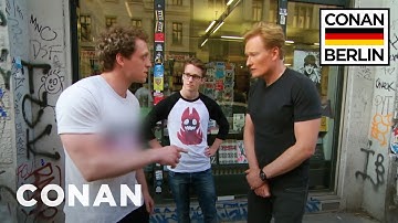 Conan Gets An In-Person Fan Correction From A German Super Fan | CONAN on TBS