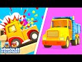 Le pont s'est écroulé et le pick-up est tombé ! Véhicules d'assistance 🚒 | Dessin animé pour enfants