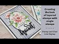 Create the Look of Layered Stamps with Only One Stamp! - Stamp and Chat Live