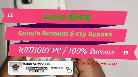 How to Lava Z60s Google account | Frp bypass pattern lock | pin lock | password lock Without Pc 💯%