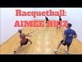 Racquetball clips 54  a doubles legend visits us  part 1