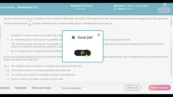 Math 14 8.2.4 Equivalence, P-Value, and Significance Level