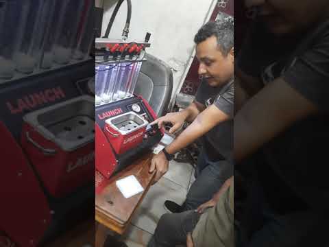 تنظيف الرشاشات بجهاز   